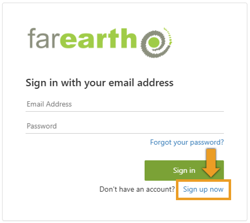 Image showing b2c login page