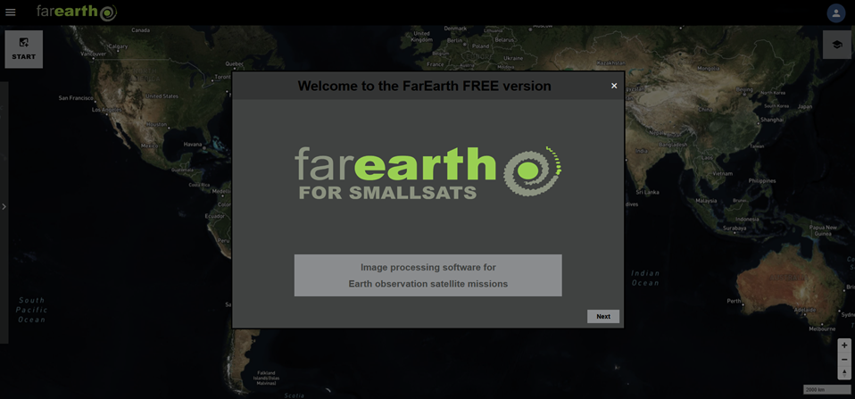 Image showing the free portal of FarEarth in successful login