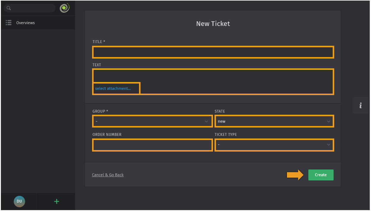 Image showing ticket details page