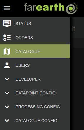 Image showing where to click on the catalogue