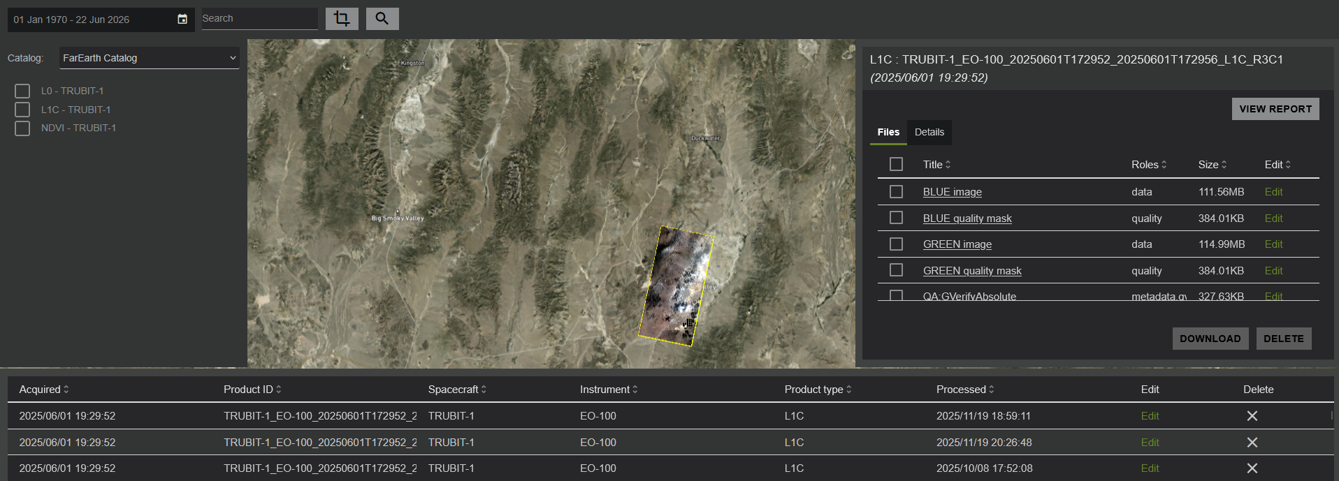 Image showing where to click on found products
