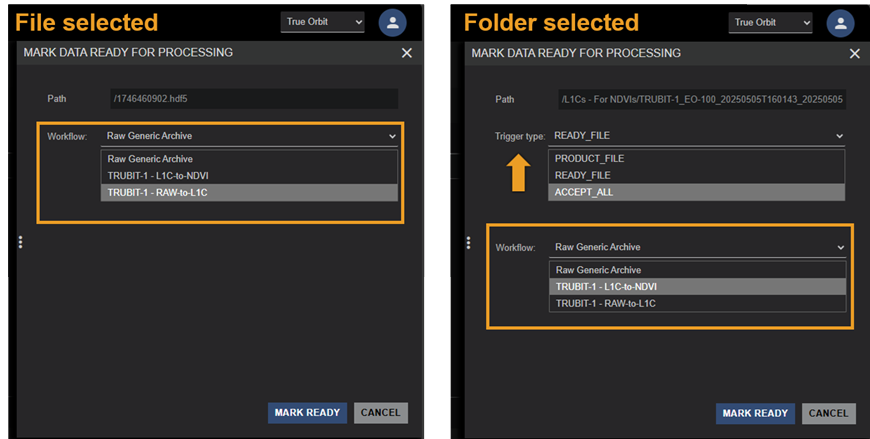 Image showing example of pickup order form